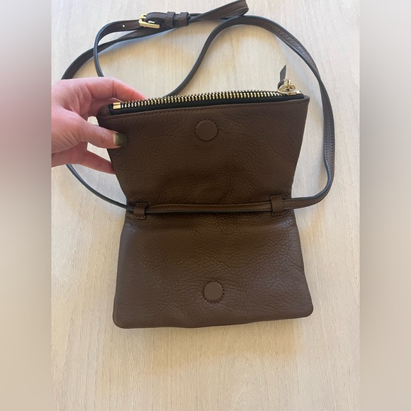 Tory Burch Brown Leather Crossbody Bag - Picture 3 of 5
